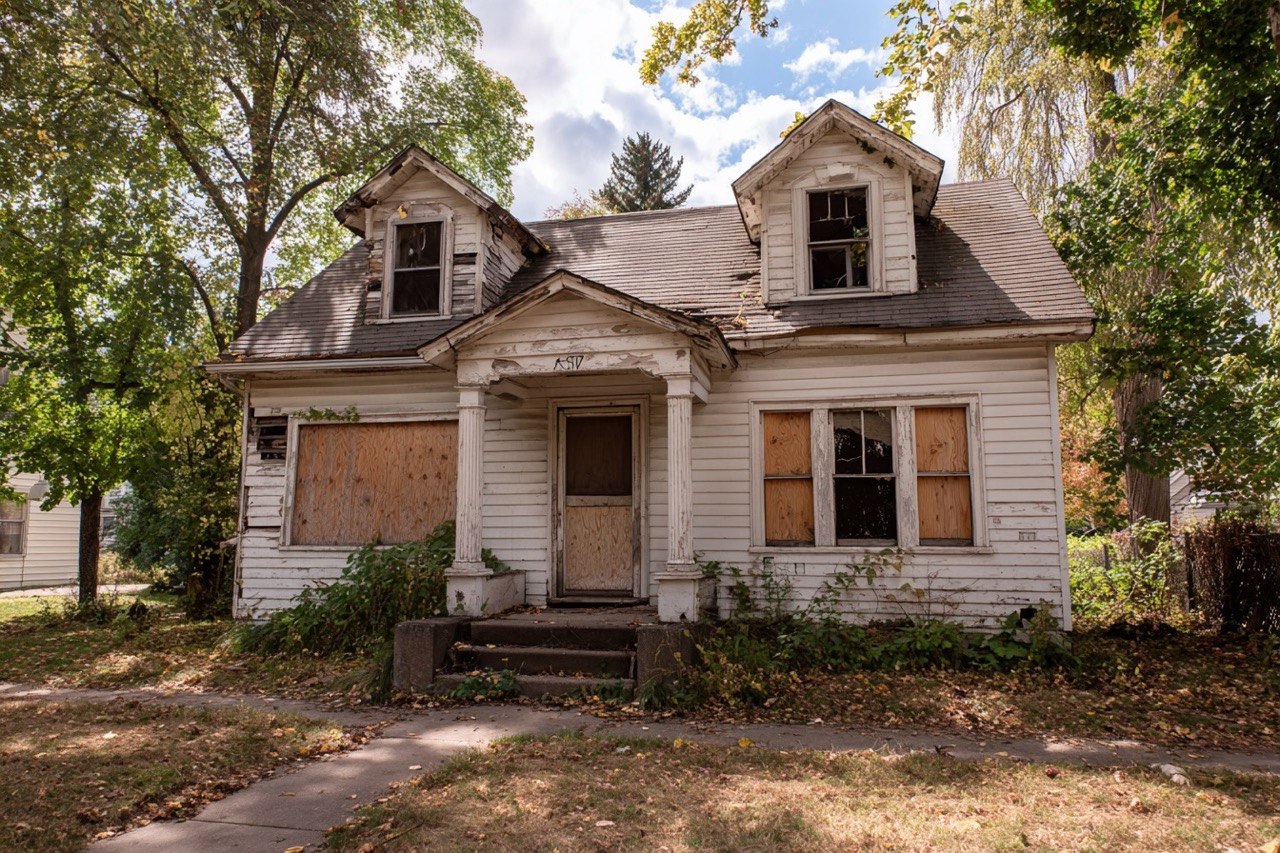 Condemned home for sale in Wisconsin to real estate investors