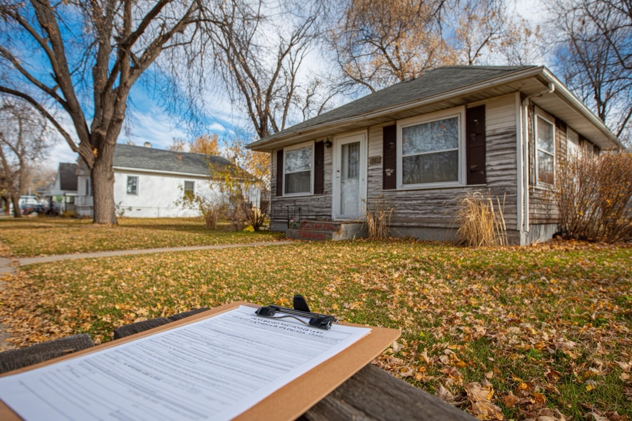 Wisconsin home sale with transfer tax paperwork