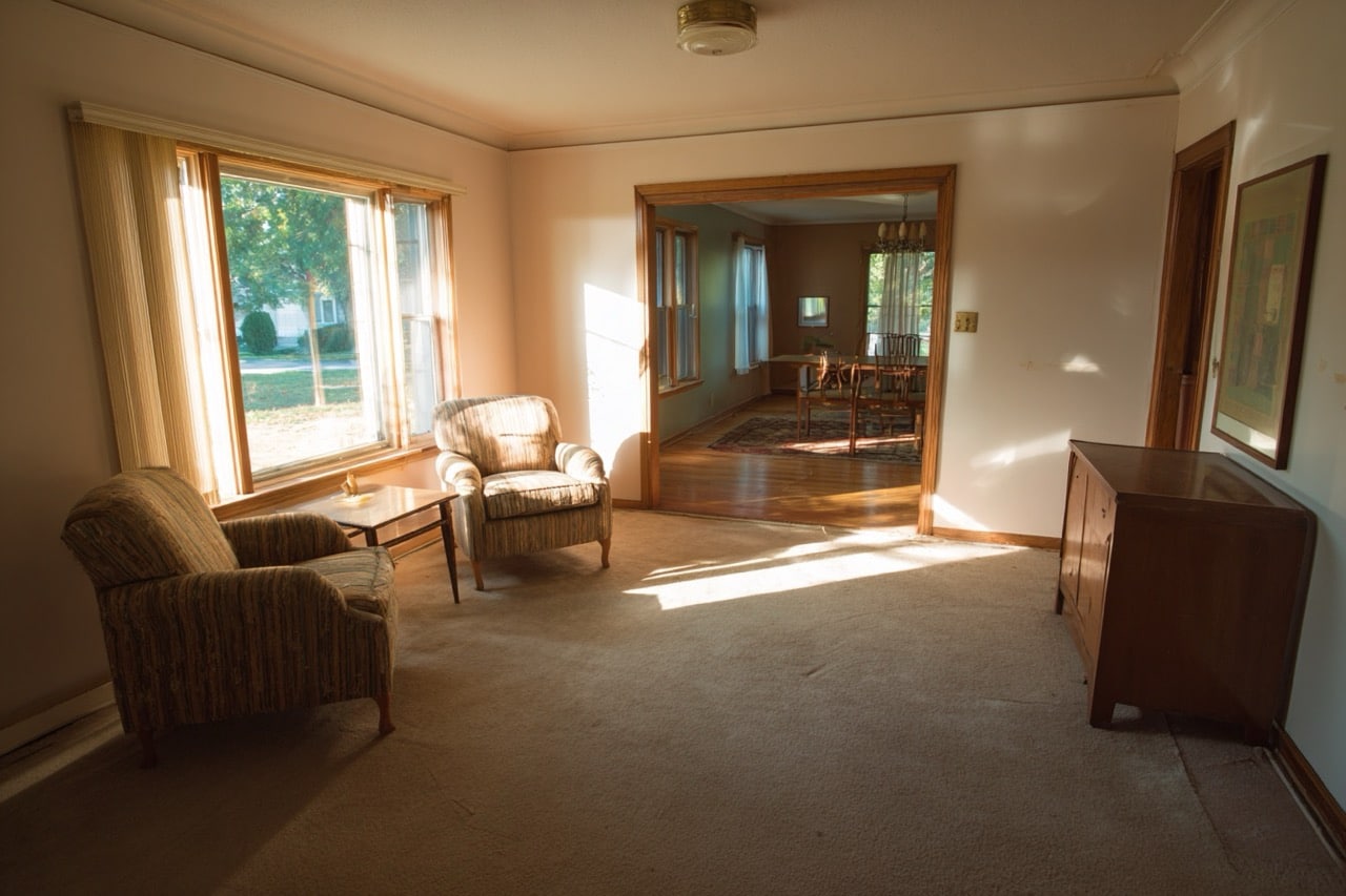 Home staging for foreclosure sale Wisconsin modest interior design